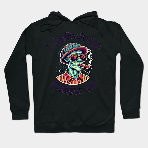 I survived Area 51 Hoodie by IOANNISSKEVAS